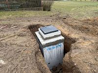 betonová vodoměrná šachta, horní rožínka, db betonové jímky